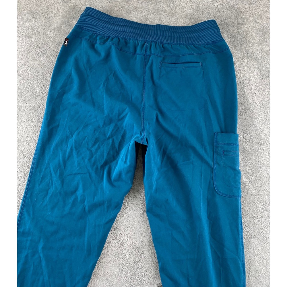 Greys Anatomy Spandex Stretch Scrub Pants Teal Blue Jogger GRSP537T Womens MT - Picture 13 of 13